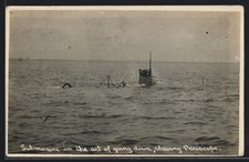 Postcard Submarine in the act