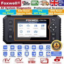 FOXWELL Car All System OBD2 Scanner Fault Code Diagnostic Tool Reset EPB Oil DPF