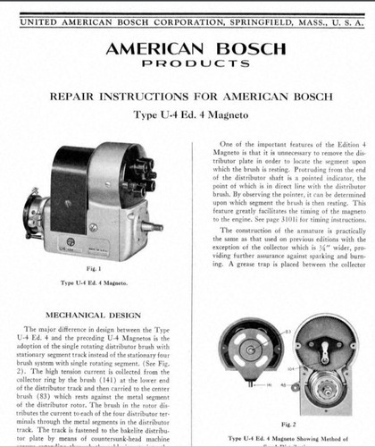 American bosch magneto repair - bosch,