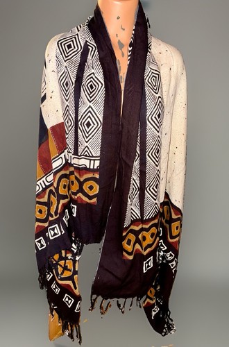 African textile batik rayon - african,
