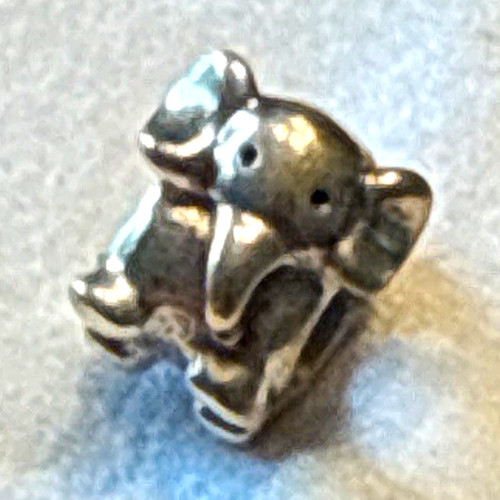 Pandora silver elephant bead - pandora,