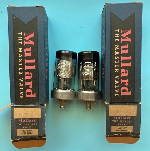 Pair mullard uch21 - uch21, nos