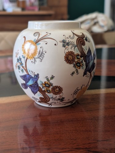 Sadler white and floral with - and,