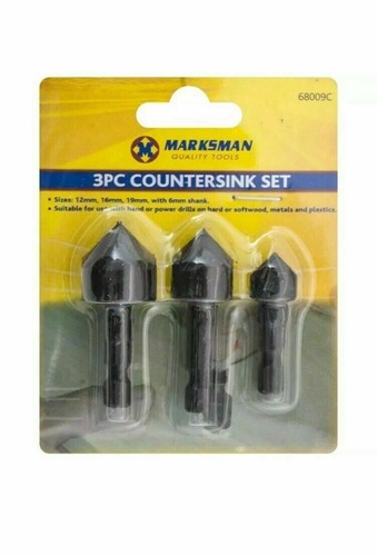 3pc countersink hole maker - 3pc,
