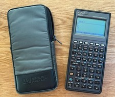Hewlett Packard 48SX Calculator, Case, Manuals, Equation Library Module + Manual