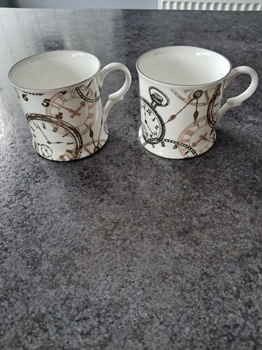 Milton china timepiece - timepiece, mugs