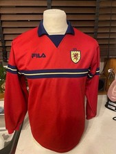 Rare Vintage Scotland Goalkeeper Football Shirt Fila S/M