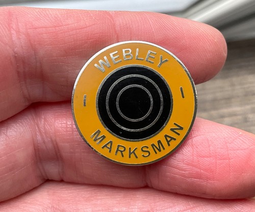 Webley marksman enamel pin