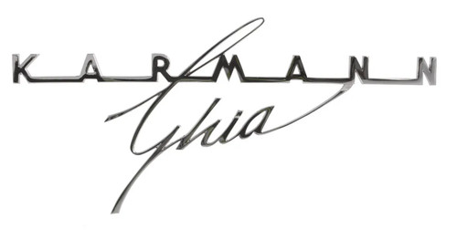 Rear badge karmann - -, ghia