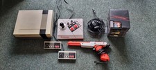 Nintendo NES Bundle Light Gun, NES Advantage Controller. 2 Controllers, 8 Games