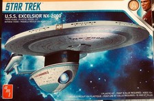 Star trek model kit USS Excelsior NX-2000 AMT