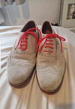 Grenson Grey Suede Shoes Size