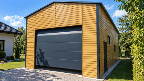 Metal garage 5m x - metal, ft