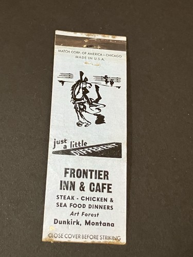 Vintage montana matchbook - vintage,