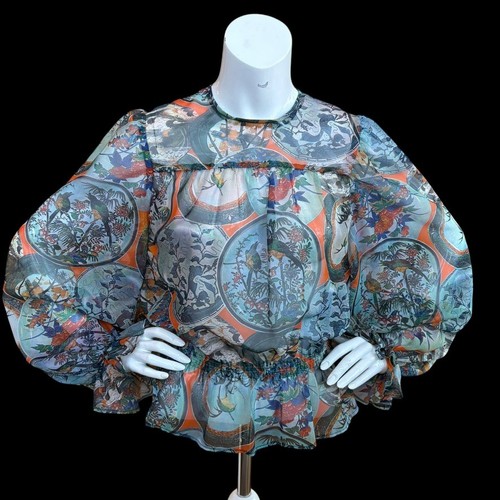 1970s simon ellis sheer smock - simon,