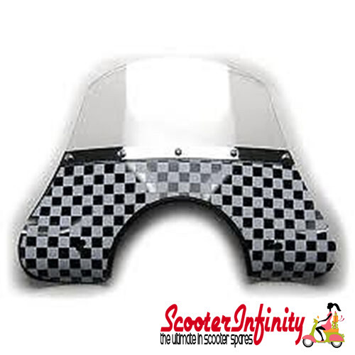 Flyscreen windshield chequered - windshield,