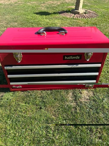 Halford metal tool box fully - halford,