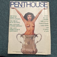 Penthouse Magazine Vol 10 No 2 Rod Stewart, Judy Singlet, Cecila