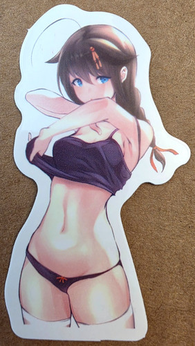 Waifu sticker girl summer - waifu,