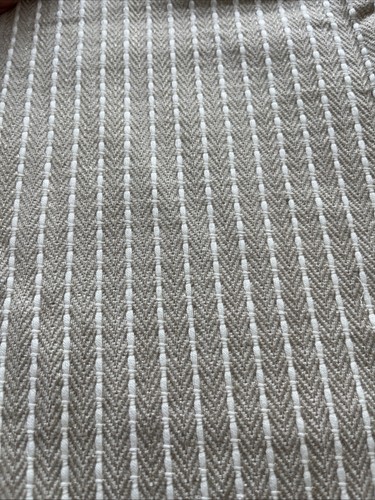 Striped crewel stitch fabric - striped,