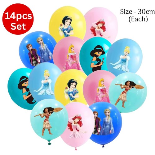 14pcs disney princess balloons - 14pcs,