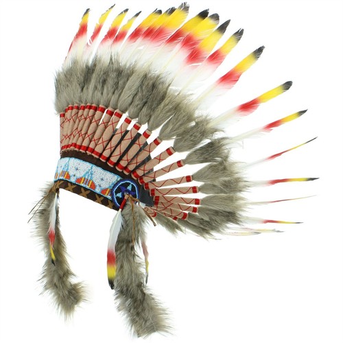 Indian chief headdress - headdress, native