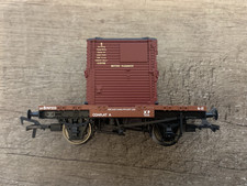 Bachmann 37-960 OO Gauge Conflat Wagon With Type A Container Crimson Boxed
