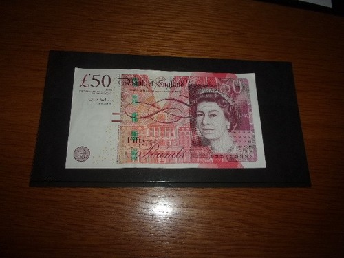 Fifty pound bank of - fifty,
