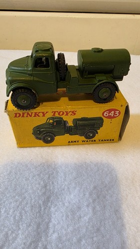 Dinky army water tanker - water,