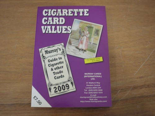 Cigarette card values 2009 - cigarette,