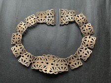 Edwardian 1900-1910 EPNS silver Plated Expanding Nurses Belt.