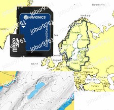 2025 Navionics+ Plus microSD+SD Chart Card Maps Baltic Sea,Finland,Sweden,Poland