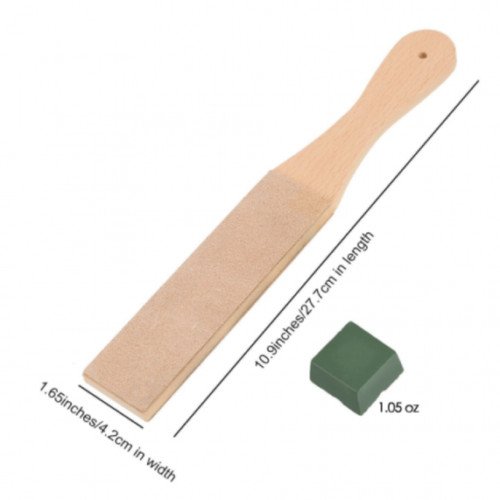 1pcs leather sharpening - leather, wood