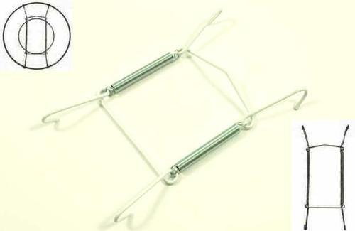 Wire spring plate wall hanger - wire,