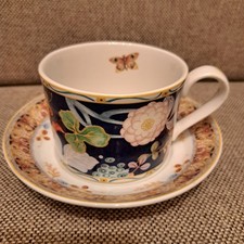 Spode Java Tea Cup and Saucer Set. Bone China. Made In England.Collectible
