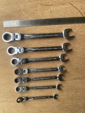 Halfords professional flex-ratchet spanner set metric