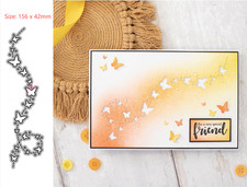 Butterfly Line Cutting Metal Die Embossing Stencil Scrapbook DIY Album Card UK
