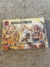2003 Airfix American Indians - Series 1 :72 Scale - Complete Set Held On Sprues