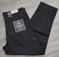 BNWT FARAH JET BLACK HOPSACK