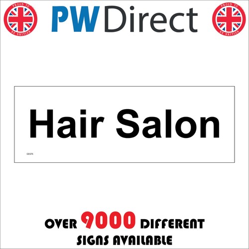 Sign hair salon wayfinding - sign,