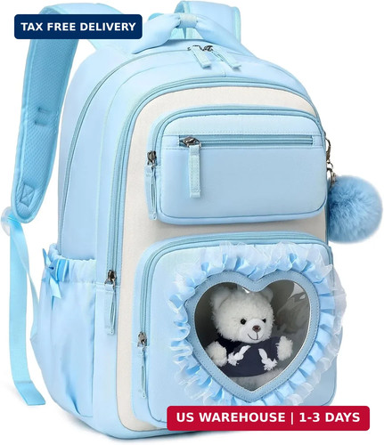 Girls school backpack kids - backpack,