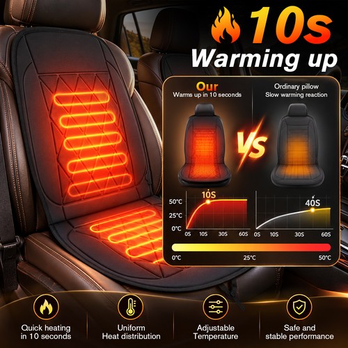 Heated car seat cover cushion - seat,