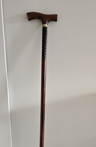 Elegant wooden walking stick - ,