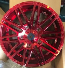 18"BK693 candy RED Ford Transit Alloy Wheels  Van LOAD RATED-st tyres