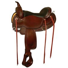 1554-8701-05 Circle Y Omaha Flex 2 Saddle Walnut 17 Inch Seat Wide Tree NEW