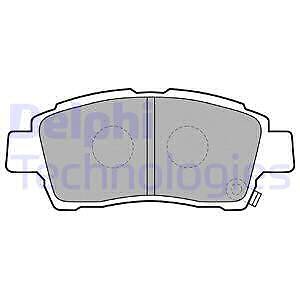 Lp1414 delphi brake pad - lp1414, set