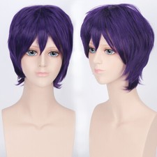cosplay color short hair high temperature resistance Anime men's universal wig
