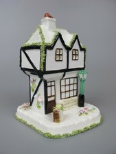 Coalport Cottage "The Old Curiosity Shop" Figurine / House Ornament. Porcelain.