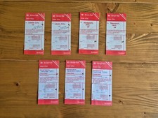 British Rail Inter City Tickets (7) 1980s