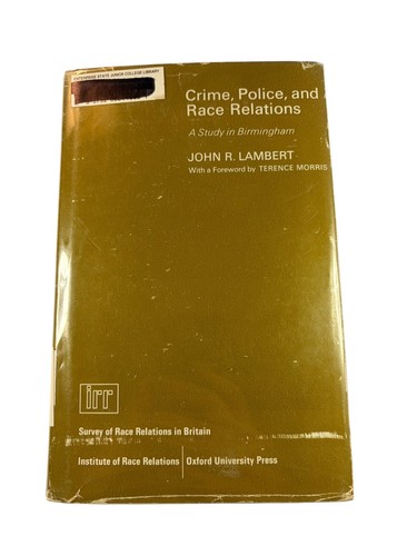 Crime police race relations - crime,, police,